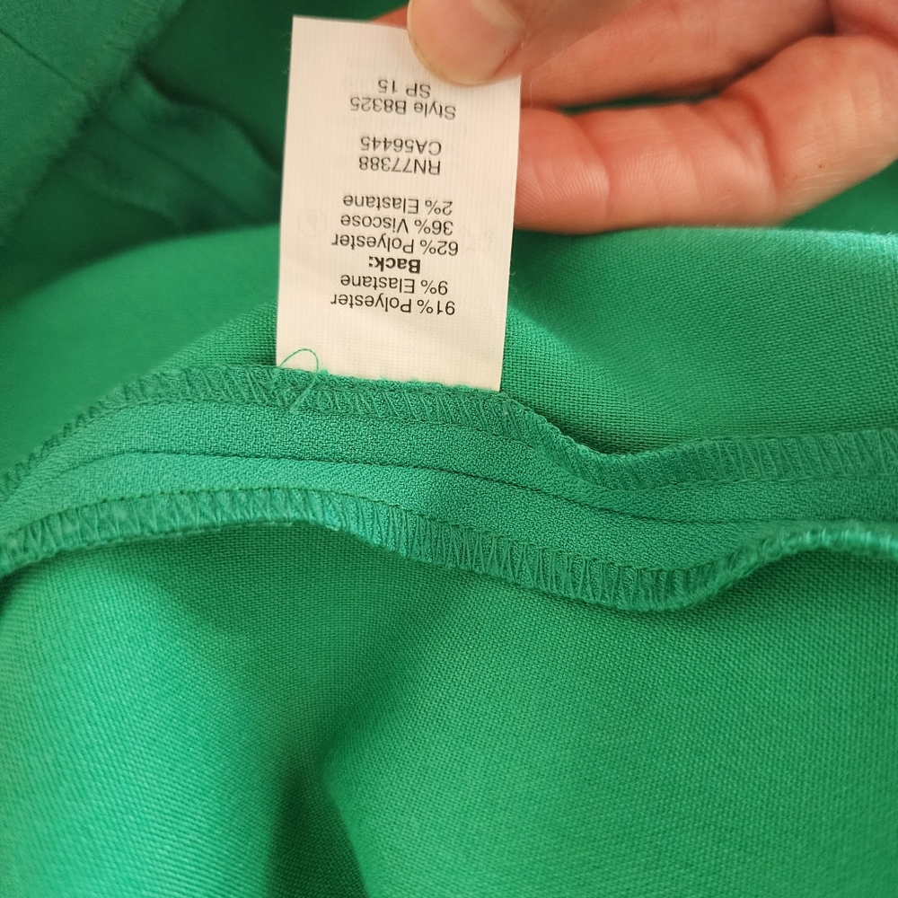 J. Crew Green Midi Dress - Picture 6 of 7